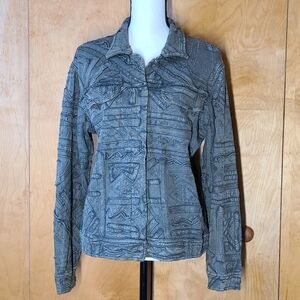 Chico's top is soft with loads of personality